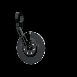 Highsider Stuureind Spiegel Short Conero | Zwart/Mat Zwart