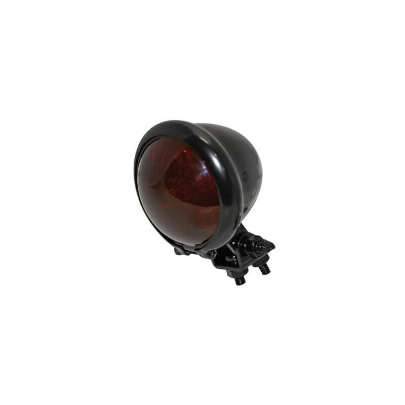 Highsider Smart Achterlicht LED Bates style - Rood/Zwart