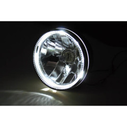 Highsider Koplamp met LED Ring H4 5,75" Skyline