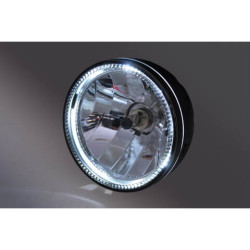 Highsider Koplamp met LED Ring H4 5,75" Skyline