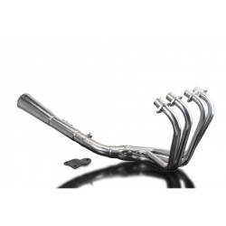 Delkevic Uitlaatsysteem 4-1 Classic Megaphone | Zilver | Kawasaki Z1000 (Oude modellen)