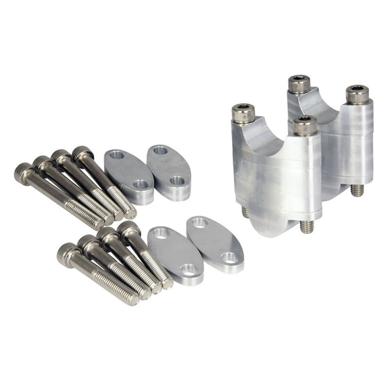 Bike-It Stuurverhogers 4 hoogtes (28,6mm FatBar) | Zilver