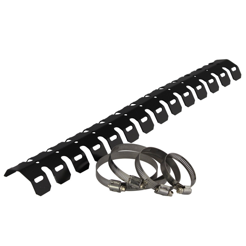 Bike-It Protectie schild Uitlaat 610mm | Zwart