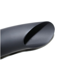 Bike-It Uitlaat Universeel Turn-Out 475mm | Zwart