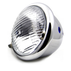 Bike-It Spotlight UK 35/35W 4,5" Bates Style | Chroom