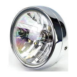 Bike-It Koplamp HS1 7" | Chroom