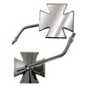 Bike-It Spiegels Maltese Cross | Chroom