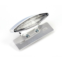 Bike-It Achterlicht LED Invader | Zilver/Transparant