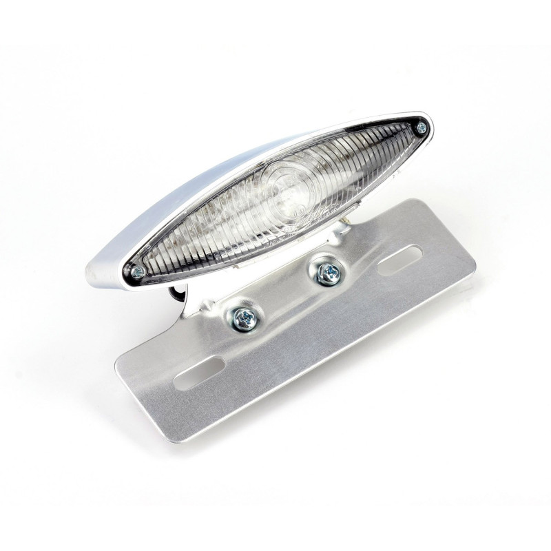 Bike-It Achterlicht LED Invader | Zilver/Transparant