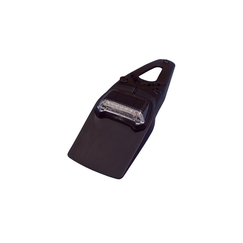 Bike-It Achterlicht LED Fender Spoiler | Zwart/Carbon