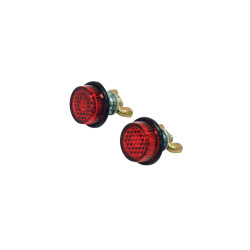 Bike-It Reflector Nummerplaat Bout 20mm | Rood
