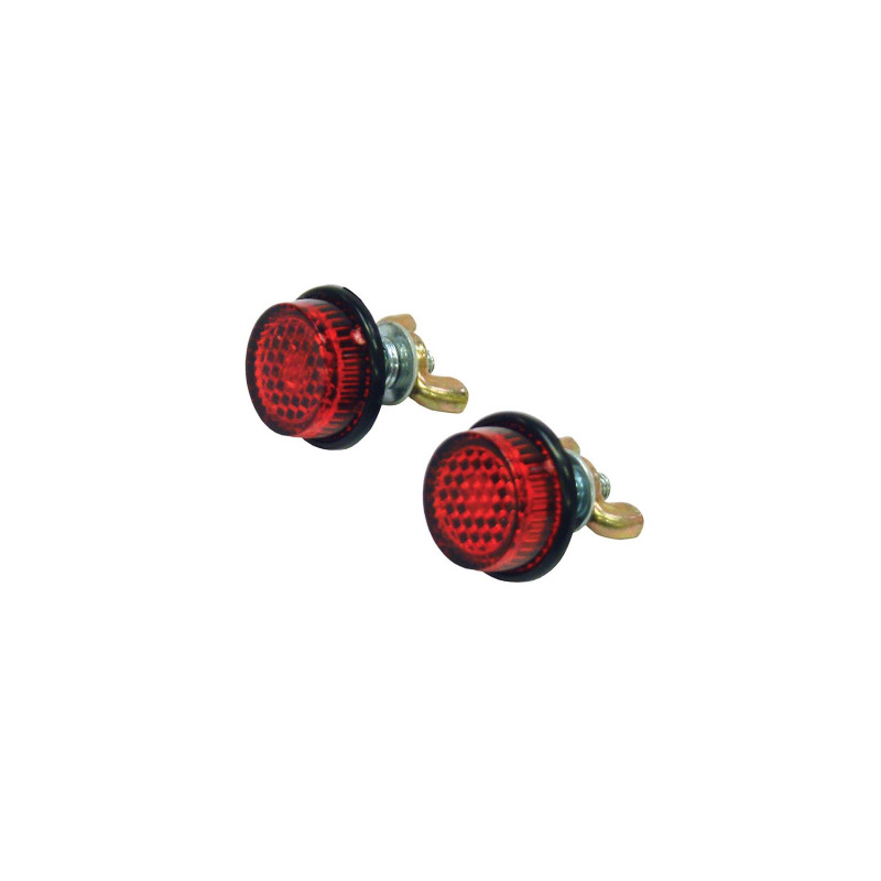 Bike-It Reflector Nummerplaat Bout 20mm | Rood