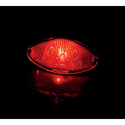 Bike-It Achterlicht Skull 3D | Chroom