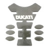 Bike-It Tankpad Spine Ducati Logo | Carbon
