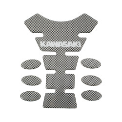 Bike-It Tankpad Spine Kawasaki Logo | Carbon