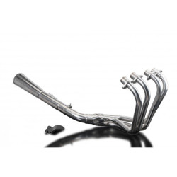 Delkevic Uitlaatsysteem 4-1 Classic Megaphone | Zilver | Kawasaki Z1000 (Oude modellen)