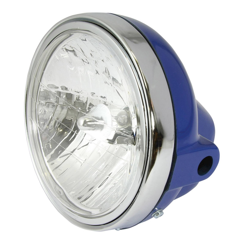 Bike-It Koplamp 25/25W 7" Rond - Blauw