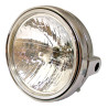 Bike-It Headlight 25/25W 7" Round - Chrome