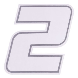 Bike-It Nummer Race Deluxe 4" (10 stuks)