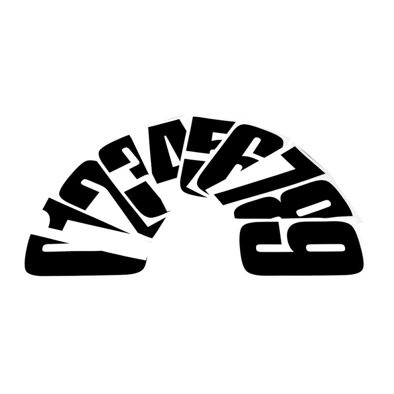 Bike-It Nummer Race Deluxe 6" (10 stuks)