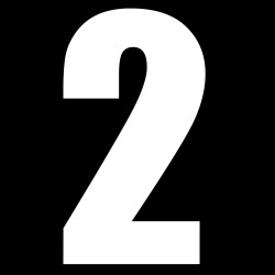 Bike-It Nummer Race Deluxe 6" (10 stuks)