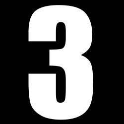 Bike-It Nummer Race Deluxe 6" (10 stuks)