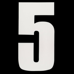 Bike-It Nummer Race Deluxe 6" (10 stuks)