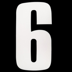 Bike-It Nummer Race Deluxe 6" (10 stuks)