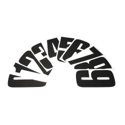 Bike-It Nummer Race Deluxe 8" (10 stuks)