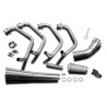 Delkevic Exhaust System 4-1 Classic Megaphone | Silver | Kawasaki Z1000 (Old models)