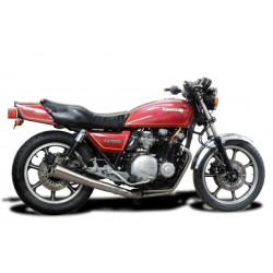 Delkevic Exhaust System 4-1 Classic Megaphone | Silver | Kawasaki Z1000 (Old models)