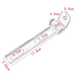 Techline Bobberzadel Montagesteun | Chroom