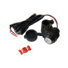 TechLine USB ingang 12V Stuur Dubbel 3,3A | Zwart