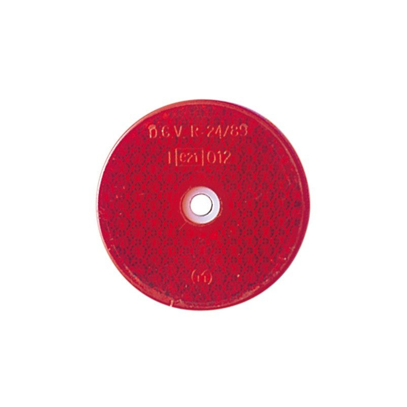 TechLine Reflector Rond ø60mm Bout | Rood