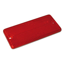 TechLine Reflector Rond ø90mm Zelfklevend | Rood