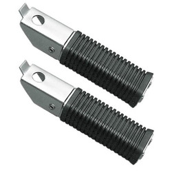 Techline Voetsteunen Passagier (incl. beugel) | Zilver