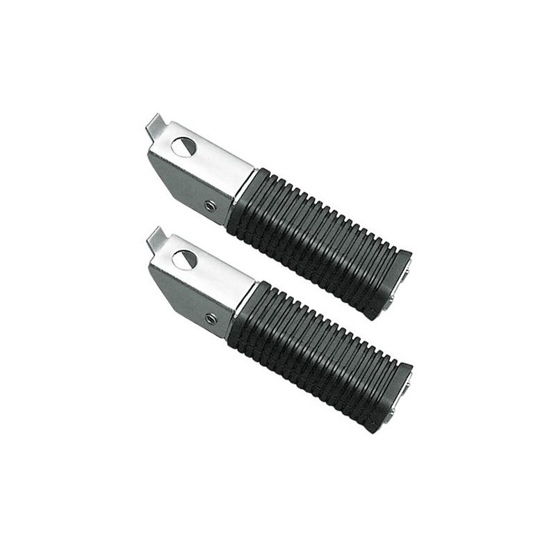 Techline Voetsteunen Passagier (incl. beugel) | Zilver