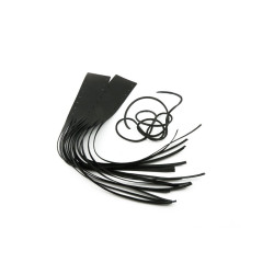 Techline Hendel Veters met Slierten | Zwart