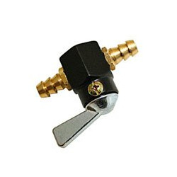 Techline Benzinekraan ø6mm | Zwart/Zilver