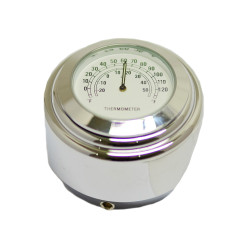 Techline Thermometer Stuur ø22mm (7/8") | Chroom