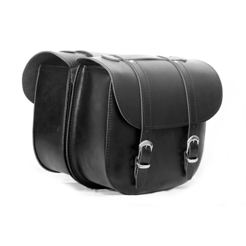 Techline Zadeltassen 1000 | Zwart