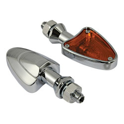 Bike-It Indicators Shark Head - Chrome