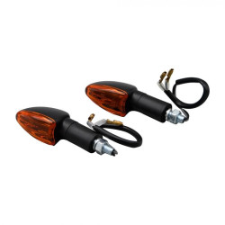 Bike-It Knipperlichten Mini Spear - Oranje/Zwart