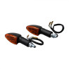 Bike-It Knipperlichten Mini Spear - Oranje/Zwart