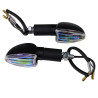 Bike-It Knipperlichten Mini Spear - Iridium/Zwart