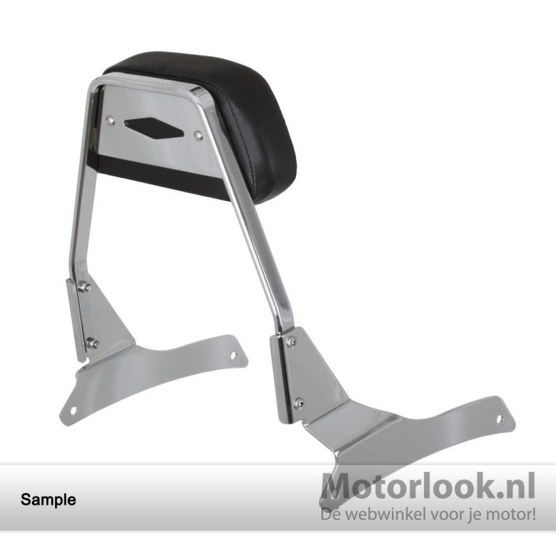 EMP Sissybar Deluxe Laag | Chroom | Honda VT125 Shadow