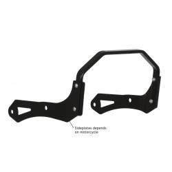 EMP Passagier Hand Beugels | Zwart | Kawasaki VN900