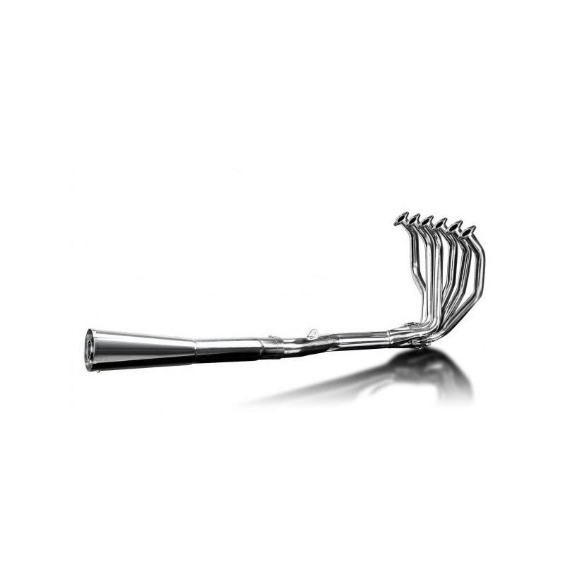 Delkevic Uitlaatsysteem 4-1 Classic Megaphone | Zilver | Kawasaki Z1300