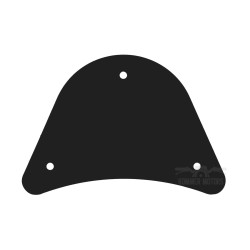 EMP Sierplaat Cover Mondial Blind | Zwart