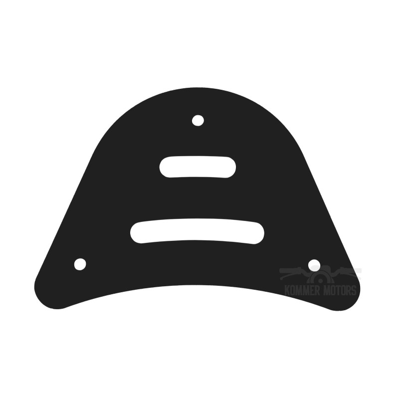 EMP Sierplaat Cover Mondial Stripes | Zwart